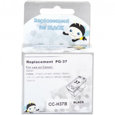 Картридж MicroJet для Canon PIXMA IP1800/2600 аналог PG-37Bk (2145B005) Black (CC-H37B)