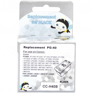 Картридж MicroJet для Canon PIXMA MP140/460 аналог PG-40Bk (0615B025) Black (CC-H40B)
