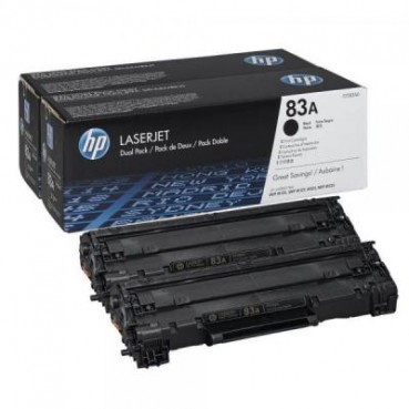 Картридж тонерный HP 83A для LaserJet Pro M125/127/M127fn 2x1500 копий Black (CF283AF) двойная упаковка