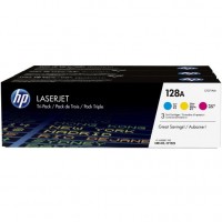 Картридж тонерный HP 128A для CLJ CP1525n/CM1415fn 128A 3x1300 копий C/M/Y (CF371AM) Tri-Pack