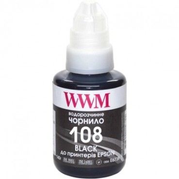 Чорнило WWM 108 для Epson L8050/L18050 140г Black (E108B)
