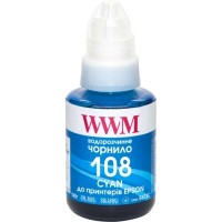 Чорнило WWM 108 для Epson L8050/L18050 140г Cyan (E108C)