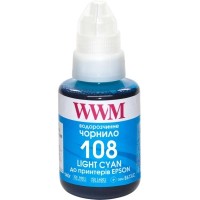 Чорнило WWM 108 для Epson L8050/L18050 140г Light Cyan (E108LC)