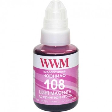 Чорнило WWM 108 для Epson L8050/L18050 140г Light Magenta (E108LM)