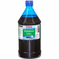 Чорнило WWM для HP №22/121/122 1000г Cyan водорозчинне (H34/C-4)