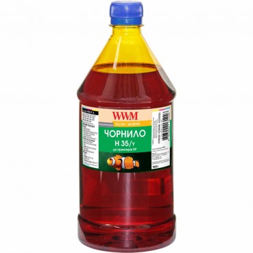 Чорнило WWM для HP №22/134/121 1000г Yellow водорозчинне (H35/Y-4) для СНПЧ