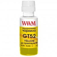 Чорнило WWM GT52 для HP Jet Ink Tank 115/315/319 100г Yellow (H52Y)