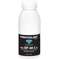 Тонер PRINTALIST для HP CLJ універсальний бутль 40г Cyan (HP-40-C-PL)