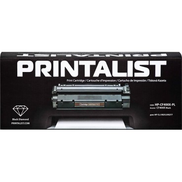 Картридж тонерный PRINTALIST для HP LJ M252/M277 аналог CF400X Black (HP-CF400X-PL)