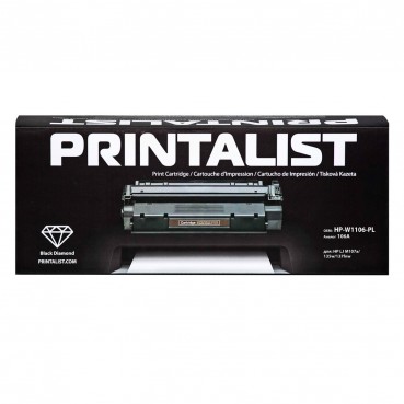 Картридж тон. PRINTALIST для HP LJ M107a/135w/137fnw аналог 106A Black ( 1000 копій) (HP-W1106-PL)