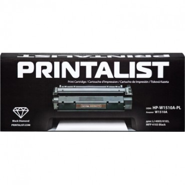 Картридж тон. PRINTALIST для HP LJ 4003/4103, MFP 4103 Black аналог W1510A Black ( 3050 ст.) (HP-W1510A-PL)