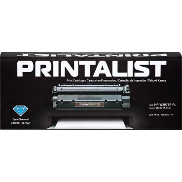 Картридж тонерный PRINTALIST для HP CLJ 150/178/179 аналог W2071A Cyan (HP-W2071A-PL)