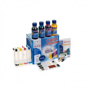 Система непрерывной подачи чернил WWM для Epson Stylus SX420W/SX425W/SX430/SX435W (IS.0261BU) c универсальными чернилами ELECTRA