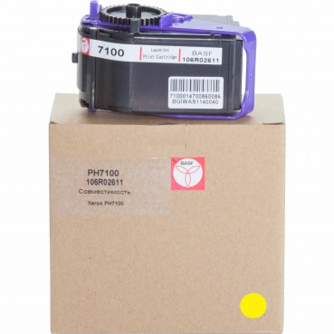 Картридж тон. BASF для Xerox Phaser 7100 аналог 106R02611 Yellow ( 9000 копий) (BASF-KT-106R02611)