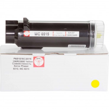 Туба з тонером BASF для Xerox Phaser 6510N/WorkCentre 6515N/6515DN аналог 106R03695 Yellow ( 4300 копий) (BASF-KT-106R03695)