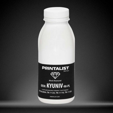 Тонер PRINTALIST для Kyocera Mita FS-1025/1060/1125, TK-1110, TK-1120 бутль 90г Black (KYUNIV-90-PL)