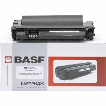 Картридж тон. BASF для Samsung ML-1910/2525/SCX-4600/4623 аналог MLT-D105L Black ( 2500 копій) (BASF-KT-MLTD105L)
