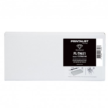 Картридж PRINTALIST для Epson WorkForce Pro WF-M5799DWF/WF-M5299DW аналог C13T965140 Black (PL-T9651)