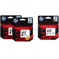 Комплект струменевих картриджів HP Deskjet Ink Advantage 1115/3635 №652 Black2/Color Set652BBC