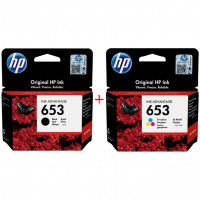 Комплект струменевих картриджів HP DJ IA 6075/6475 HP 653 Black/Color Set653