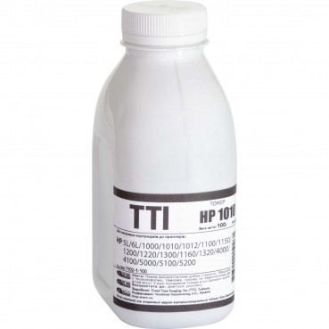 Тонер TTI для HP LJ 1010/1200/P2015 бутль 100г Black (T102-1-100)