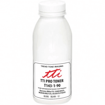 Тонер TTI PRO для Kyocera Mita FS-1040/6025, M2040/M2135, ECOSYS P3045 бутль 90г Black (T143-1-90)