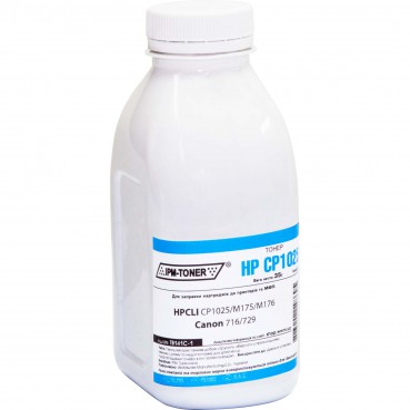 Тонер IPM для HP CLJ CP1025/Canon LBP 5050/7100 бутль 35г Cyan (TB141C-1)