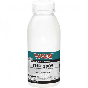 Тонер WWM для HP LJ P3005/М3035 бутль 340г Black (TB82-3)