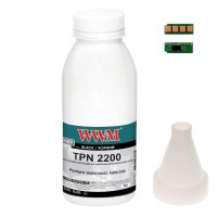 Тонер+авточіп WWM для Pantum M6500/M6607, P2200/2500 бутль 90г Black (TC-PC-211RB-WWM) с лейкой