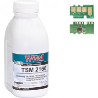 Тонер + чіп WWM для Samsung SL-M2020/2070/D111S ( тонер WWM, чип WWM) бутль 45г 2000 копий Black (TCD111)