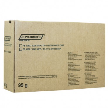 Туба з тонером IPM для Kyocera Mita FS-1060/1025/1125 аналог TK-1120 Black 95г ( 3000 копий) (TKKM110)