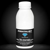 Тонер PRINTALIST для HP CLJ Pro 300 M351/M375, Pro 400 M451/M475 бутль 80г Cyan (TR-CE410A-80-PL)