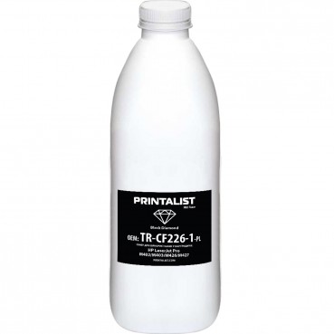 Тонер PRINTALIST для HP LJ Pro M402/M403/M426/M427 бутль 1000г Black (TR-CF226-1-PL)