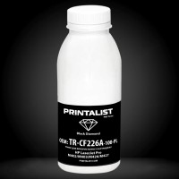 Тонер PRINTALIST для HP LJ Pro M402/M403/M426/M427 бутль 100г Black (TR-CF226A-100-PL)