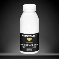 Тонер PRINTALIST для HP Enterprise M552/M553, Canon 040 бутль 105г Yellow (TR-CF362A-105-PL)