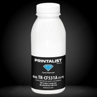 Тонер PRINTALIST для HP CLJ M180/M181/M154 бутль 35г Cyan (TR-CF531A-35-PL)