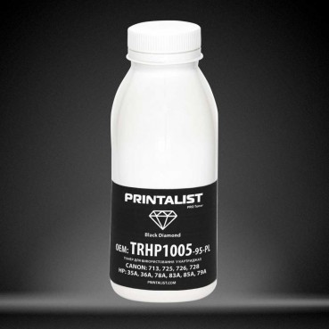Тонер PRINTALIST для HP LJ P1005/1006/1505 бутль 95г Black (TRHP1005-95-PL)