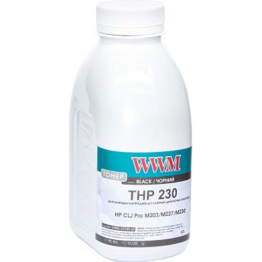 Тонер WWM для HP LJ Pro M203/M227/M230 бутль 60г Black (WWM-CF230-60)